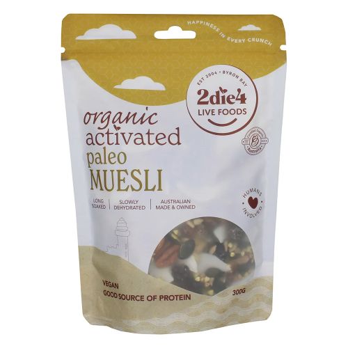 2die4 Live Foods Organic Activated Muesli Paleo 300g