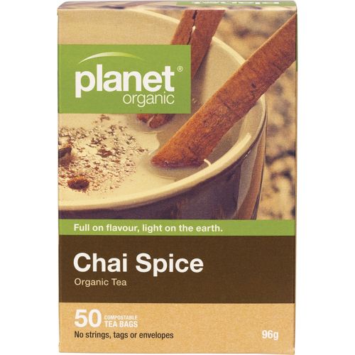 Planet Organic Chai Spice Herbal Tea Bags 50pk