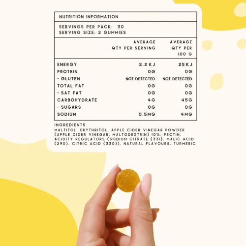 Chuu Nutrition Apple Cider Vinegar Gummies Sugar Free 60 pcs 3 pack