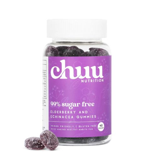 Chuu Nutrition Elderberry and Echinacea Gummies 99% Sugar Free 40pcs