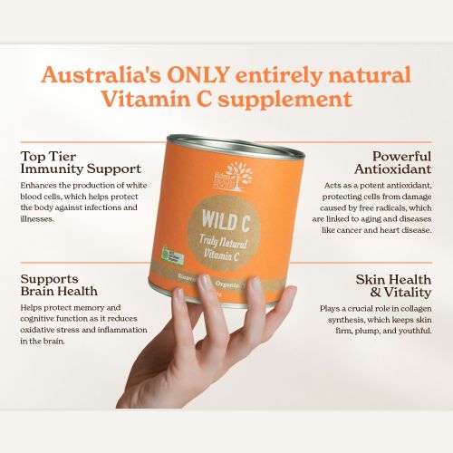 Eden Health Foods Wild C Truly Natural Vitamin C Powder 150g 3 Pack