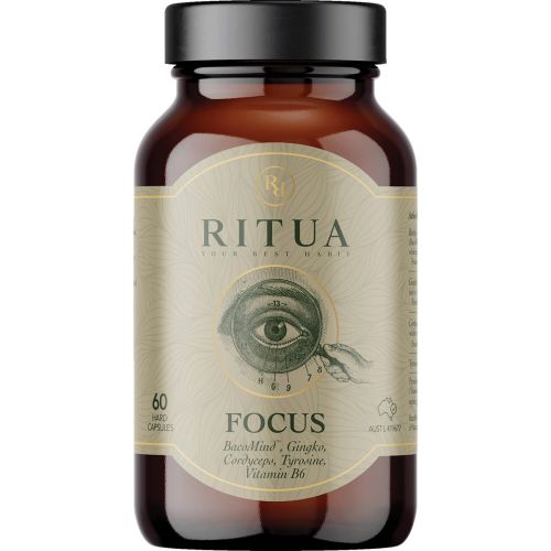 Ritua FOCUS BacoMind Ginko Cordyceps Tyrosine B6 60 caps