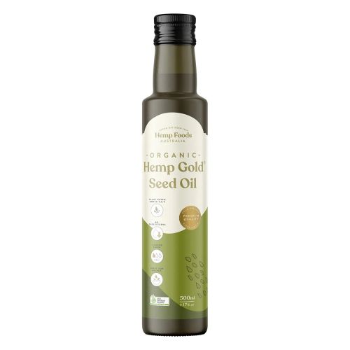 Hemp Foods Organic Hemp Gold Seed Oil 500ml