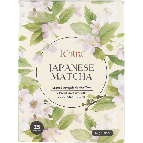 Kintra Blends Matcha Green Tea Blend Tea Bags 25 pack
