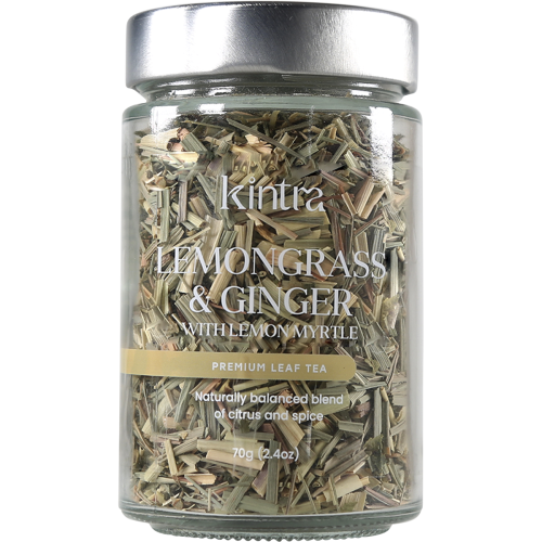 Kintra Blends Loose Leaf Tea Lemongrass & Ginger with Lemon Myrtle 70g 