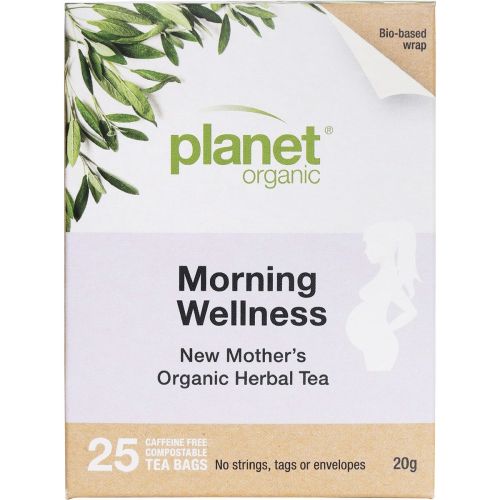 Planet Organic New Mother's Morning Wellness Herbal Tea Bags 25pk