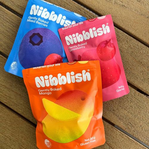 Nibblish Gently Baked Strawberry 80g