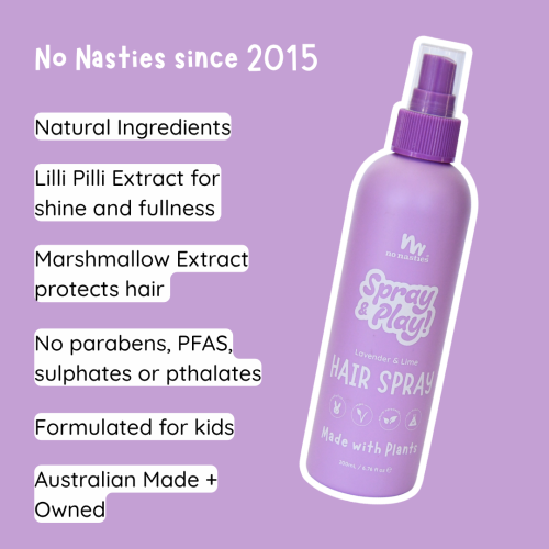 No Nasties Natural Hair Spray 200ml