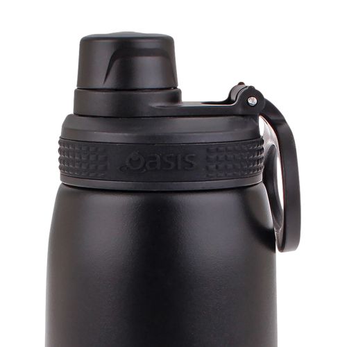 Oasis Insulated Water Bottle Replacement Screw Cap Black