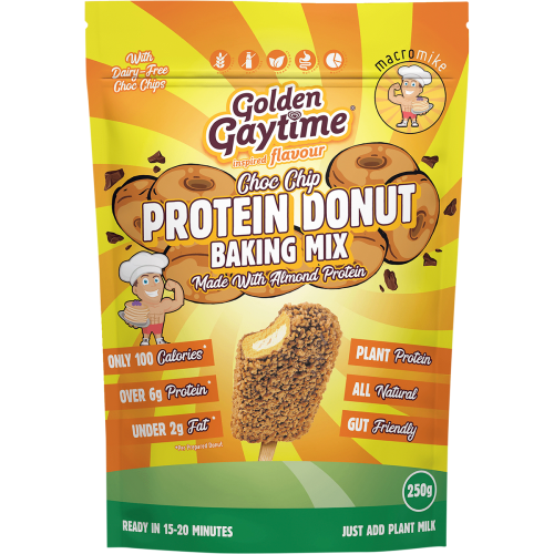 Macro Mike Protein Donut Baking Mix Golden Gaytime Choc Chip 250g