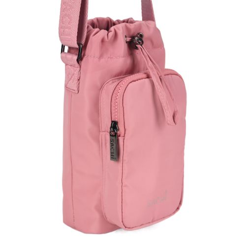 Sachi Crossbody Lite Insulated Water Bottle Bag Blush Pink