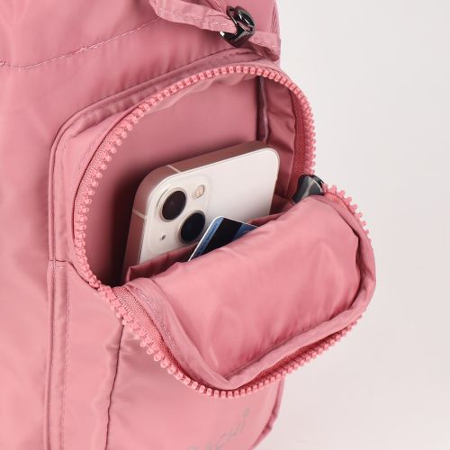 Sachi Crossbody Lite Insulated Water Bottle Bag Blush Pink