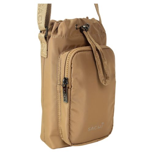 Sachi Crossbody Lite Insulated Water Bottle Bag Latte