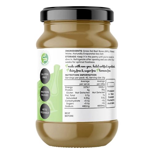 The Broth Sisters Beef Bone Broth Concentrate Natural 420g 6 Pack