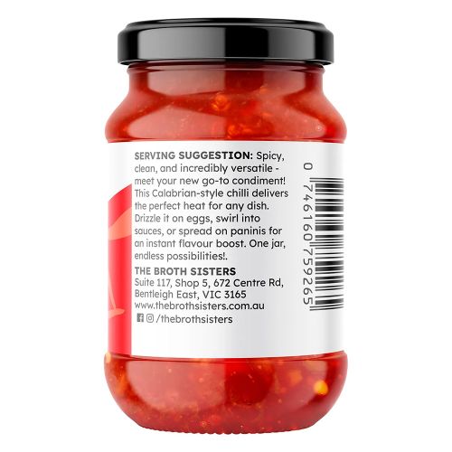 The Broth Sisters Fermented Chilli in 100% Olive Oil 150g