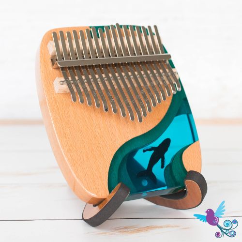 The Musical Sparrow Kalimba Timber Look Stand