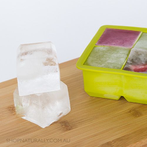 Avanti Silicone 6 Cup King Ice Cube Tray Green
