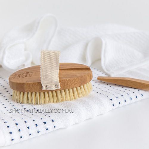 Bass Brushes Natural Bristle Wet or Dry Firm Body Brush