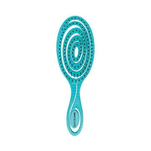Bass Brushes Eco Flex Teal Detangler Hair Brush