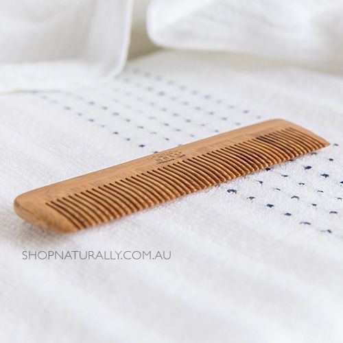 Bass Brushes Bamboo Wood Comb Pocket Size Fine Tooth