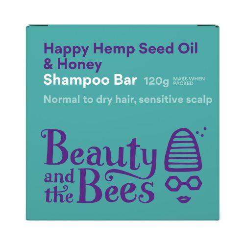Beauty and the Bees Shampoo Bar Hemp Seed Oil 120g