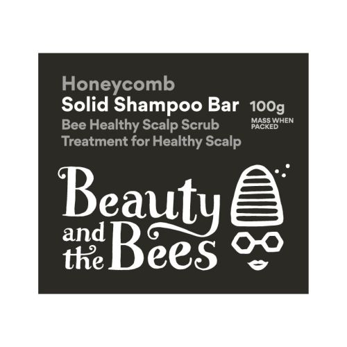 Beauty and the Bees Shampoo Bar pH Balanced Scalp Scrub 100g