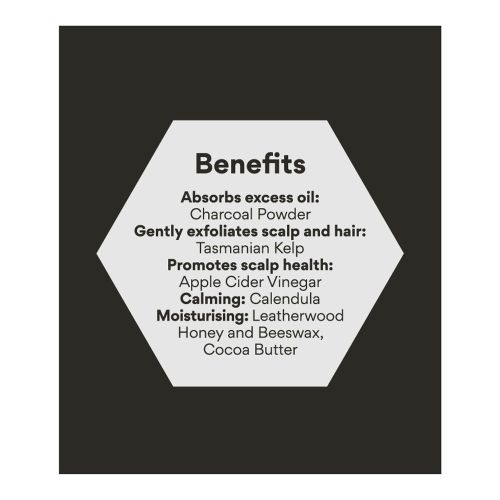 Beauty and the Bees Shampoo Bar pH Balanced Scalp Scrub 100g