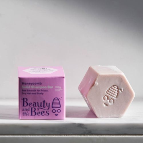 Beauty and the Bees Shampoo Bar pH Balanced for Dry or Frizzy Hair 100g
