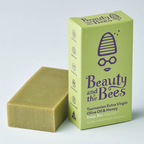 Buy Beauty and the Bees Soap Bar Extra Virgin Olive Oil 120g Online
