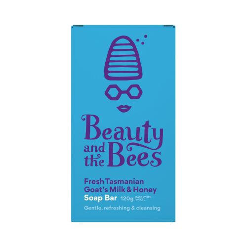 Beauty and the Bees Soap Bar Fresh Tasmanian Goat's Milk 120g