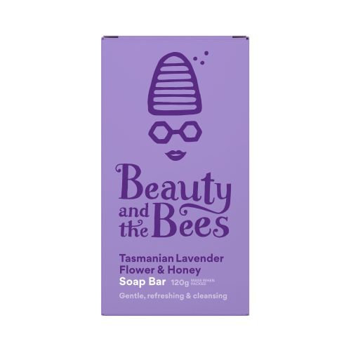 Beauty and the Bees Soap Bar Tasmanian Lavender Flower 120g