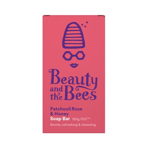 Buy Beauty and the Bees Soap Bar Patchouli & Rose 120g Online