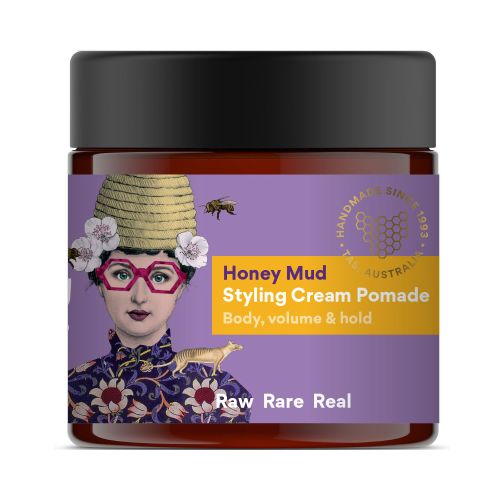 Beauty and the Bees Styling Cream Pomade Honey Mud 60ml