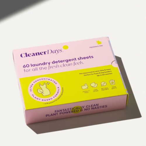 Fragrance Free Natural Laundry Detergent Sheets