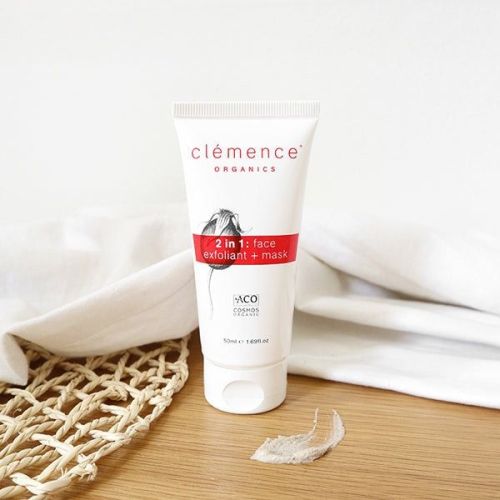 Clemence Organics 2 in 1 Face Exfoliant & Mask 50ml