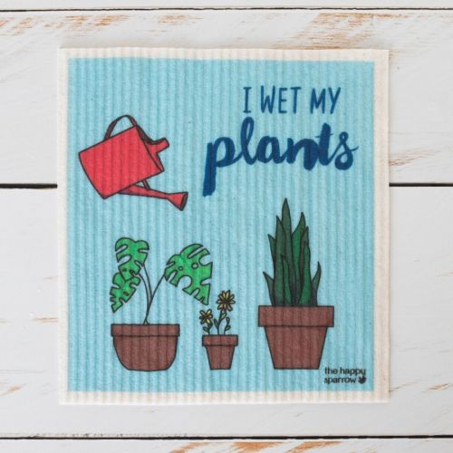The Happy Sparrow Compostable Dish Cloth LOL 4 Pack