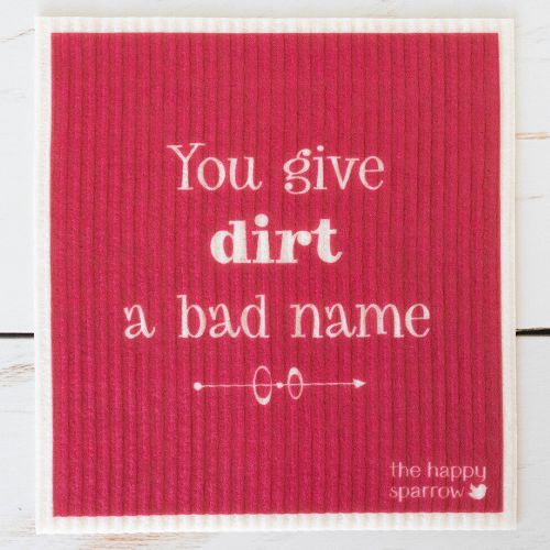 The Happy Sparrow Compostable Dish Cloth Song Puns 12 Pack