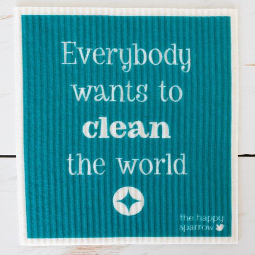 The Happy Sparrow Compostable Dish Cloth Song Puns 12 Pack