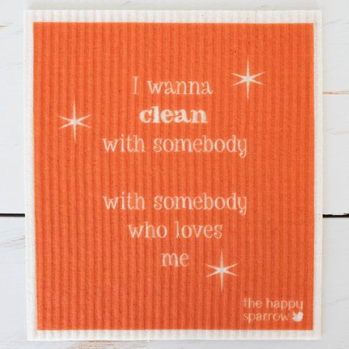 The Happy Sparrow Compostable Dish Cloth Song Puns 12 Pack