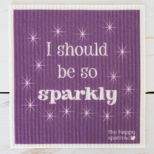 The Happy Sparrow Compostable Dish Cloth Song Puns 12 Pack