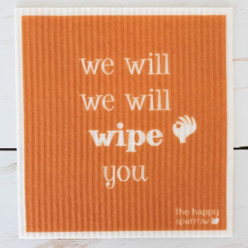 The Happy Sparrow Compostable Dish Cloth Song Puns 12 Pack