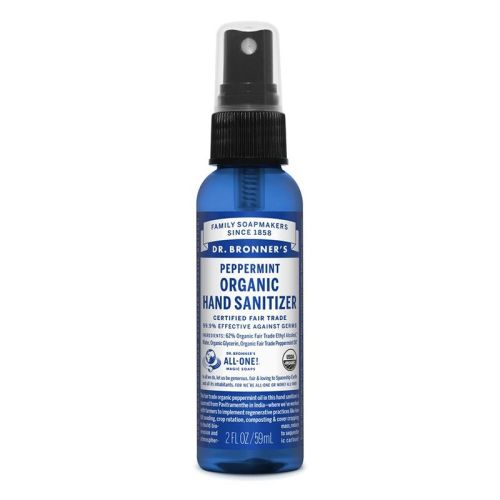 Buy Dr Bronner's Organic Hand Sanitiser Spray Peppermint Online
