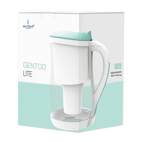 Eco Bud Gentoo Lite BPA Free Plastic Water Filter Jug 1.5L