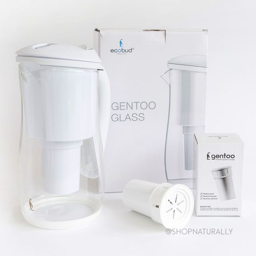 Eco Bud Gentoo Glass Water Filter Jug 1.5L