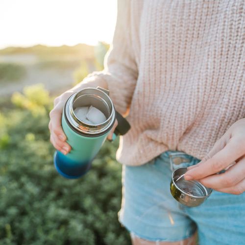 EcoVessel Boulder Triple Insulated Bottle Mountain Green 700ml