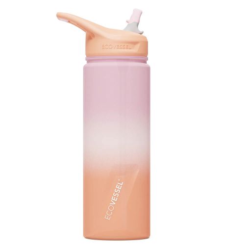 Buy EcoVessel Tritan BPA Free Sports Bottle Ombre Coral Sands 700ml Online