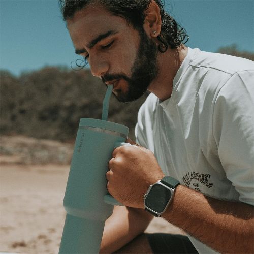Ever Eco Insulated Tumbler with Handle & Straw Rise 1.18L