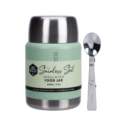 Buy Ever Eco Insulated Food Jar 500ml Sage online