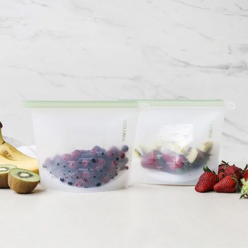 Ever Eco Silicone Food Pouch 1L 2 Pack