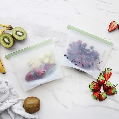 Ever Eco Silicone Food Pouch 1L 2 Pack